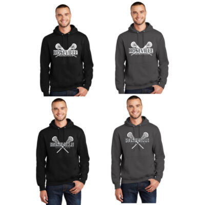 Roseville Youth Lacrosse Cotton Blend Hoodie Thumbnail