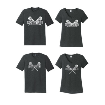 Roseville Youth Lacrosse Tri Blend Tee Thumbnail