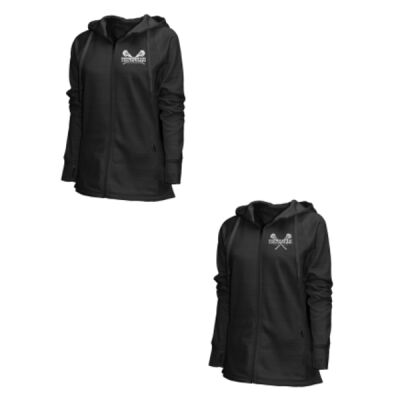 Roseville Youth Lacrosse Ladies Zip Up Hoodie Thumbnail